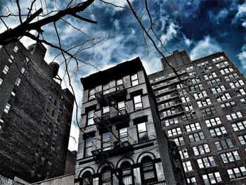 Low angle view of building against sky