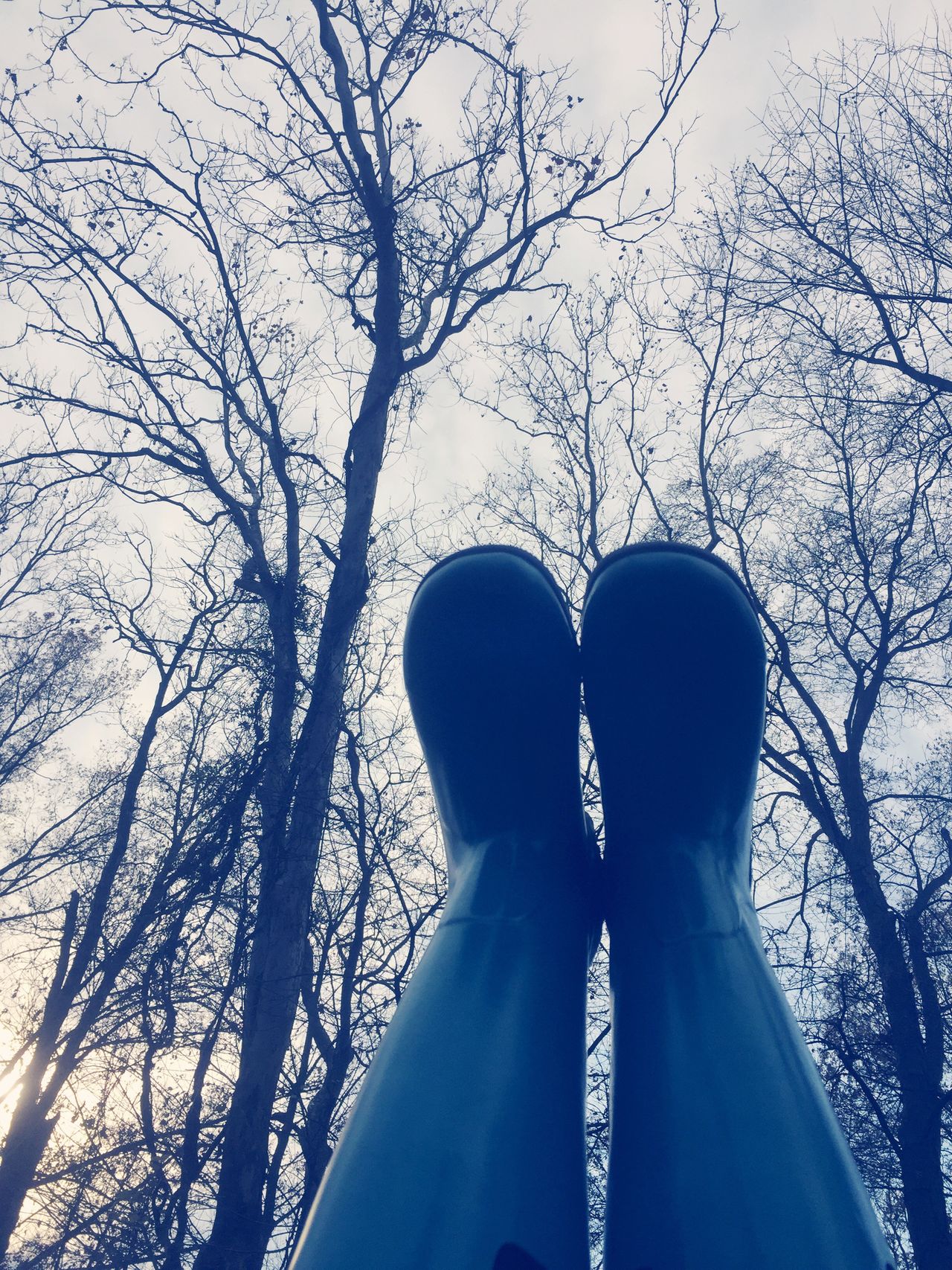 Blue boots