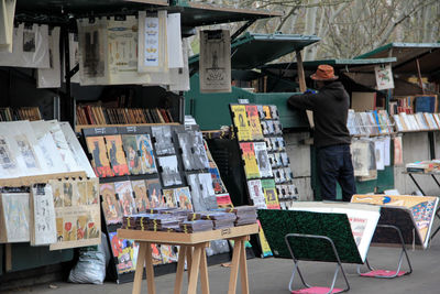 Full frame of books in shop