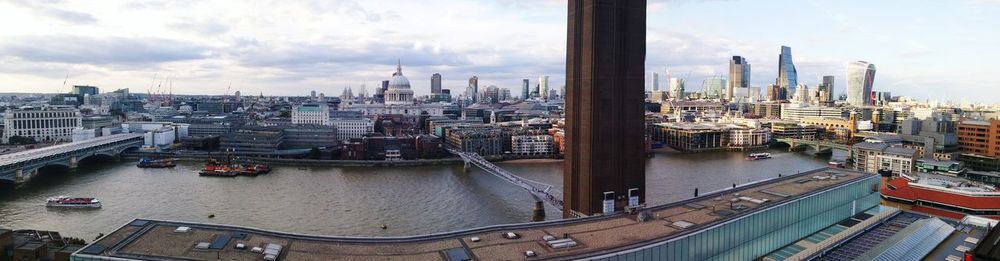High angle view of cityscape