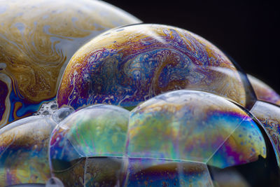 Close-up of bubbles