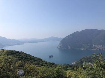 Iseo lake from cericola church 