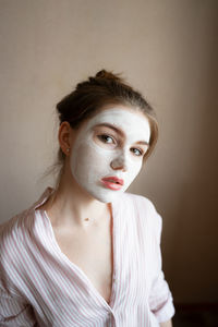 Portrait of young woman