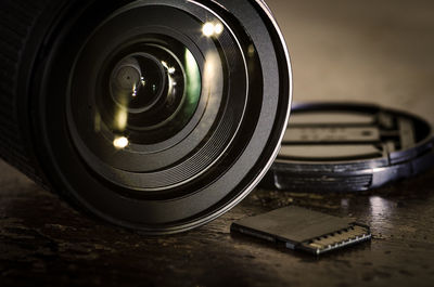 Close-up of electric fan
