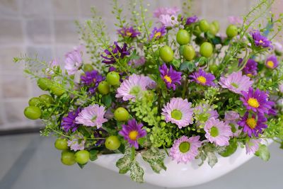 Close-up of pink flowering plant