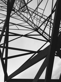 Low angle view of bridge against sky