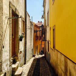 Alley amidst buildings