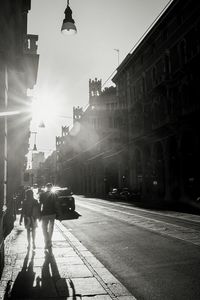 Full length of woman walking in city