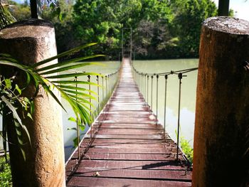 Footbridge over water