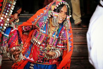 People in traditional clothing