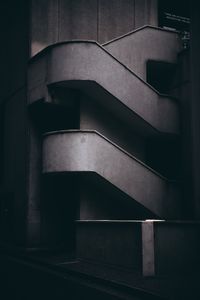 Low angle view of building at night