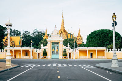 View of royal palace in phnom penh