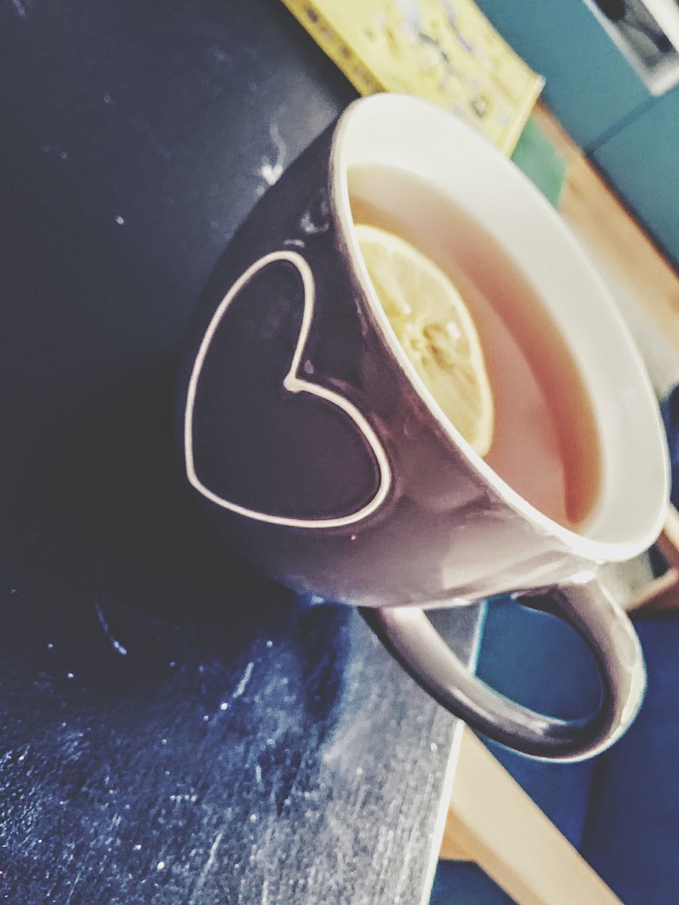 CLOSE-UP OF COFFEE ON TABLE