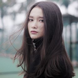 Portrait of young woman