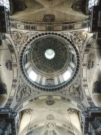 Low angle view of ceiling