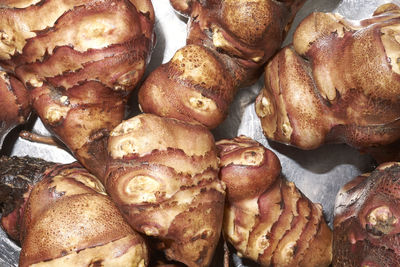 Full frame shot of meat for sale in market