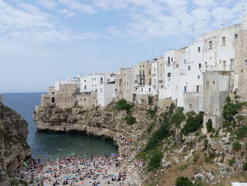 Friends at beach. polignano a mare, puglia, italy 2022