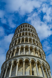 Low angle view of historical building against sky