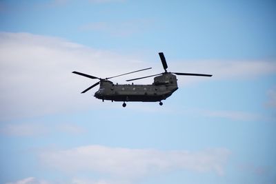 A side shot of a chinook