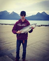Silver salmon in valdez,  alaska 
