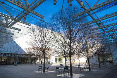 Built structure with trees in background