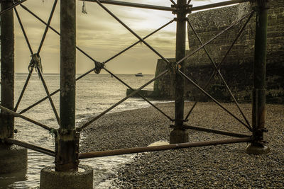 Close-up of sea against sky