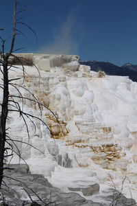 View of snow covered landscape