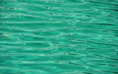 Full frame shot of turquoise sea