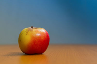 Close-up of apple on table