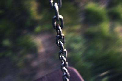 Close-up of chain