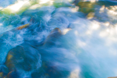 Close-up of blue water