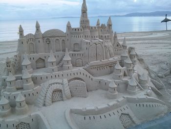 View of cathedral on beach