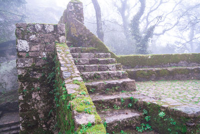 View of old ruin building