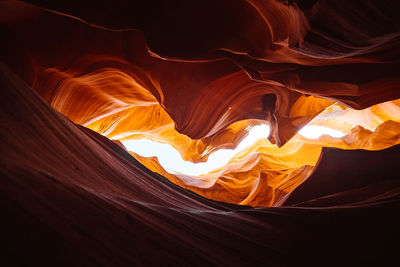 Panoramic view of rock formation