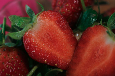 Close-up of strawberries