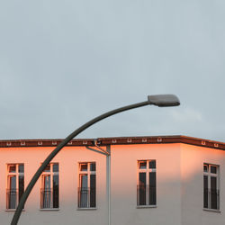 Low angle view of building against sky