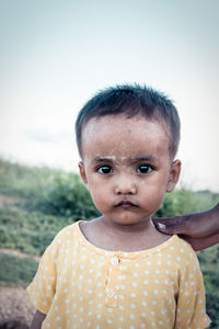 Portrait of cute girl