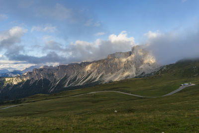 Scenic view of landscape against sky