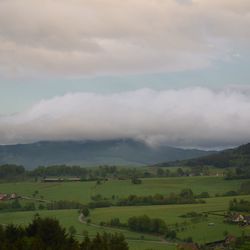 Scenic view of landscape against sky