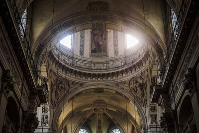 Majestic huge architecture of the saint paul church in paris