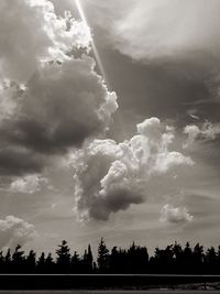 Scenic view of cloudy sky