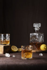 Close-up of drink on table