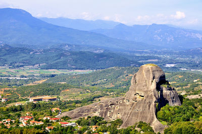 High angle view of a mountain