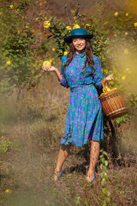 Portrait of a smiling young woman