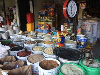 Market stall for sale in store