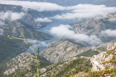 Scenic view of mountains