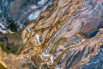 Full frame shot of rock formations