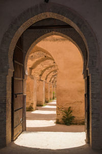 Entrance of historic building