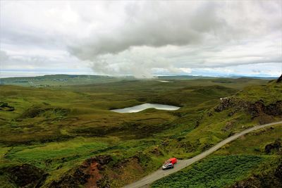 Scenic view of  landscape against 