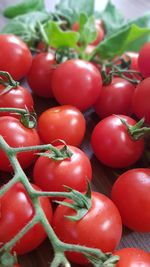 Close-up of tomatoes for sale in market